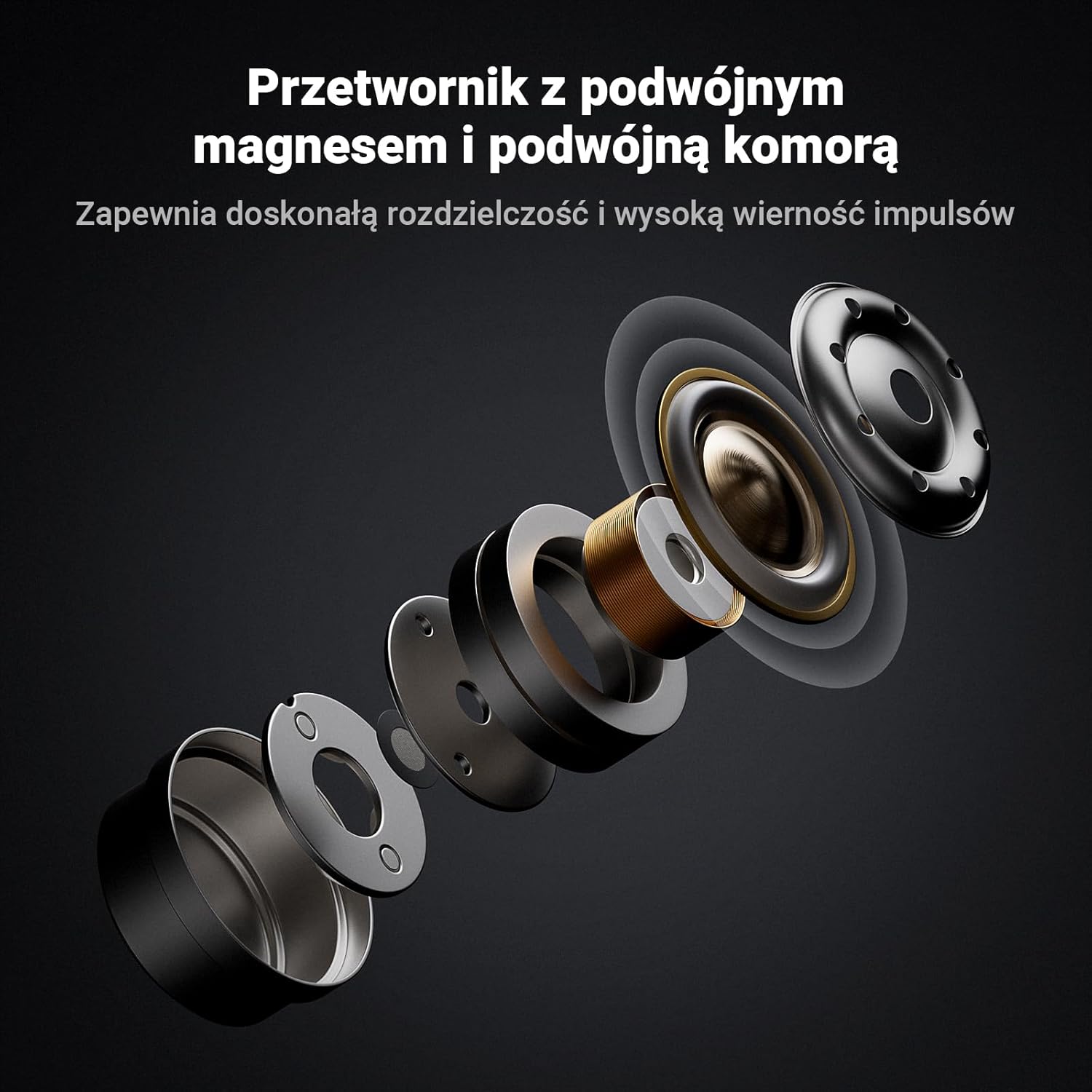 Zestaw wymiennych dysz do tuningu w słuchawkach Fosi Audio IM4